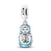 Original 925 Sterling Silver Charms Bead Openable Russian Nesting Doll Pendant Fit Original Bracelet For Women DIY Jewelry Gift