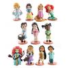 MINISO Neu 11 Stück Prinzessinnen Traumreise Frozen Meerjungfrau Schneewittchen Prinzessin Kuchenaufsatz Dekoration Kawaii Modell Spielzeug Puppe Kindergeschenk