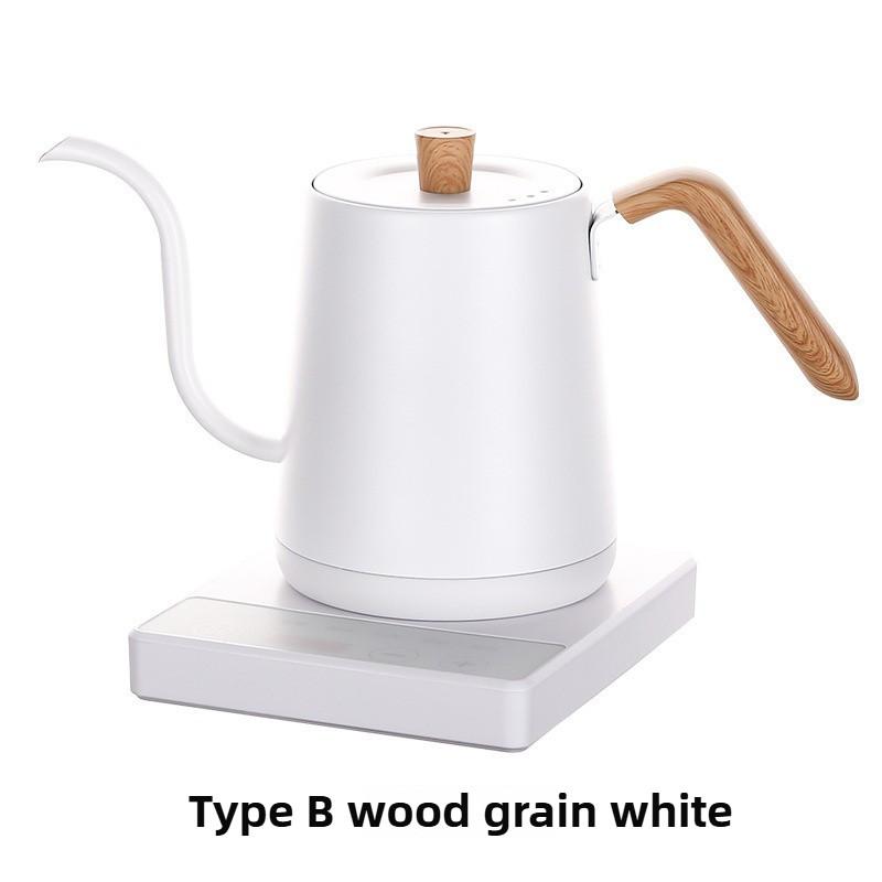 800ML Household Temperature Control Heating Water Bottle Stainless Steel Gooseneck Tea Kettle Electric Coffee Pot