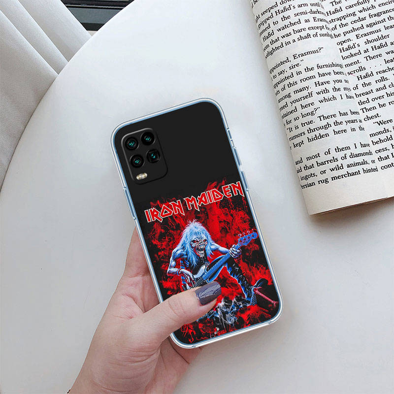 JO32 Iron M-Rock Maiden Phone Case for Motorola E22S E7 G6 G7 G8 G9 Plus Power Play G10 G20 G04 E30 E40 E22 E20 E13 G22 G23 G Stylus Play