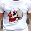 Skeleton Halloween Skeleton Clown Funny Horror MenS TShirt New Gift TShirt Cotton Comfortable Casual Breathable Crew Neck