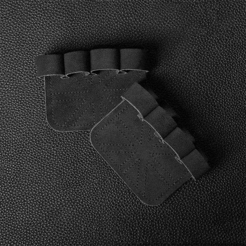 

1 пара перчаток из воловьей кожи для тренировок по поднятию тяжестей, фитнеса, спорта, гимнастики, захватов для подтягиваний, тренировок, противоскользящая накладка на ладонь чёрный