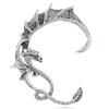Gothic Punk Dragon Shape Earrings 2024 Trend New Design Vintage Alloy Flying Dragon Ear Cuffs For Women Party Accessories