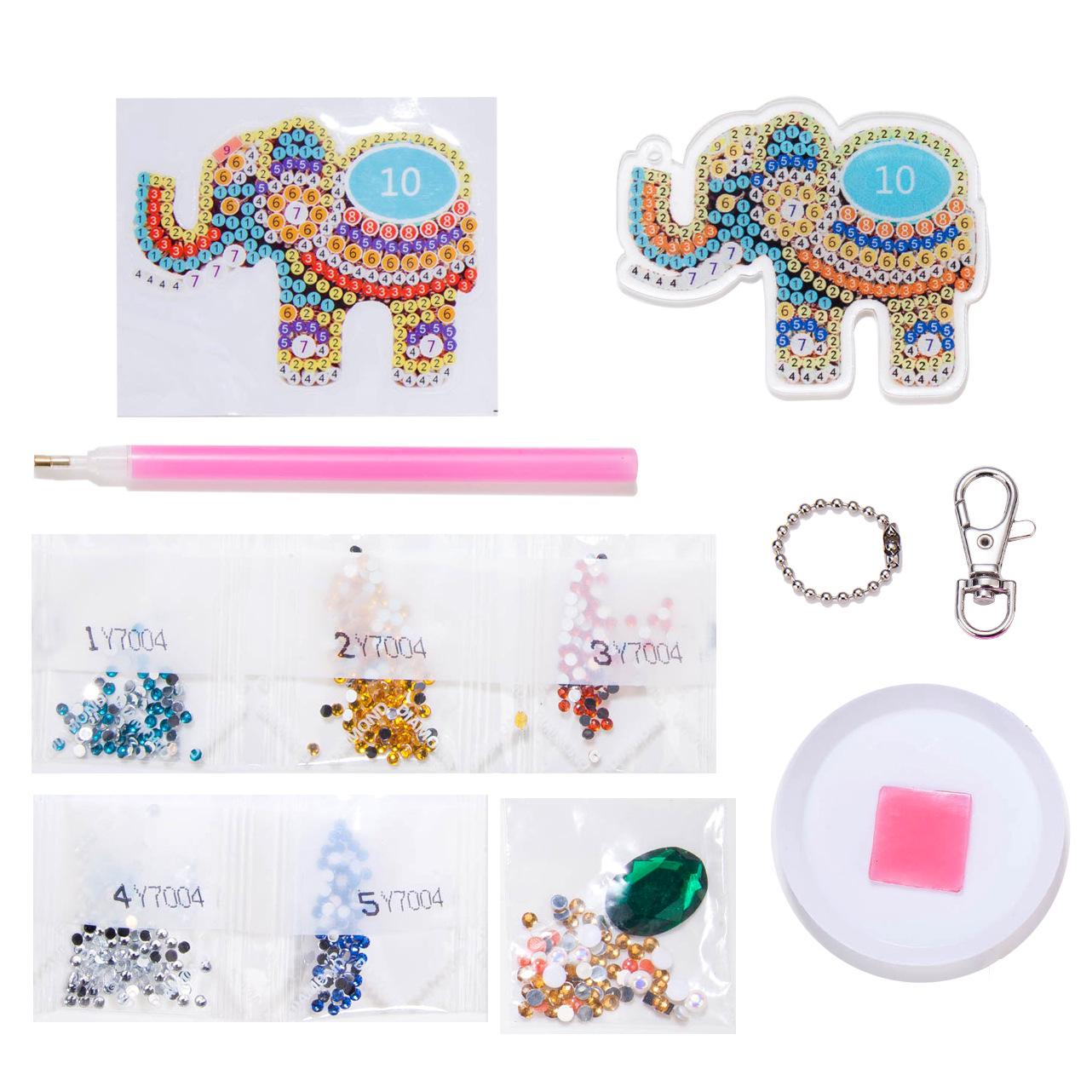 

Акриловый бриллиантовый брелок своими руками - подвеска с алмазной росписью особой формы для сумок и украшения автомобиля