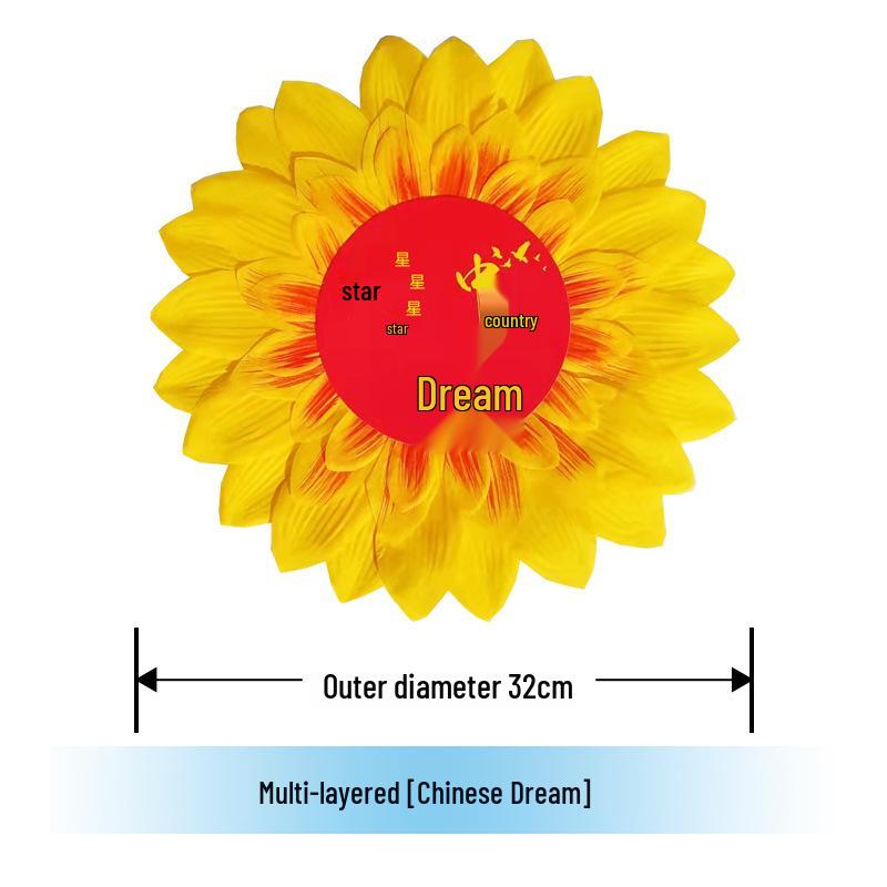 Sunflower Dance Props for Kindergarten Sports Meet and Opening Ceremony