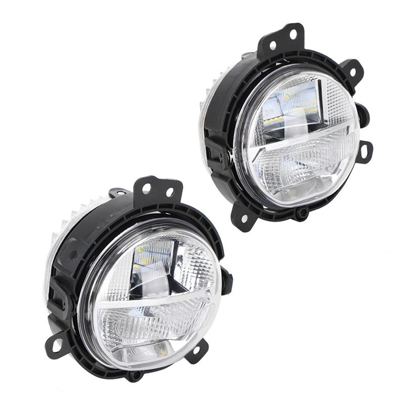A28G-Replacement Parts For MINI Cooper F54 F55 F56 F57 Fog Light Fog Lamp Foglight White LED Left Right Daytime Running Lights