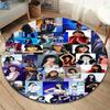 Aitana Round Area Rug,Carpet Rug for Living Room Bedroom Sofa Playroom Decor,Non-slip Floor Mat