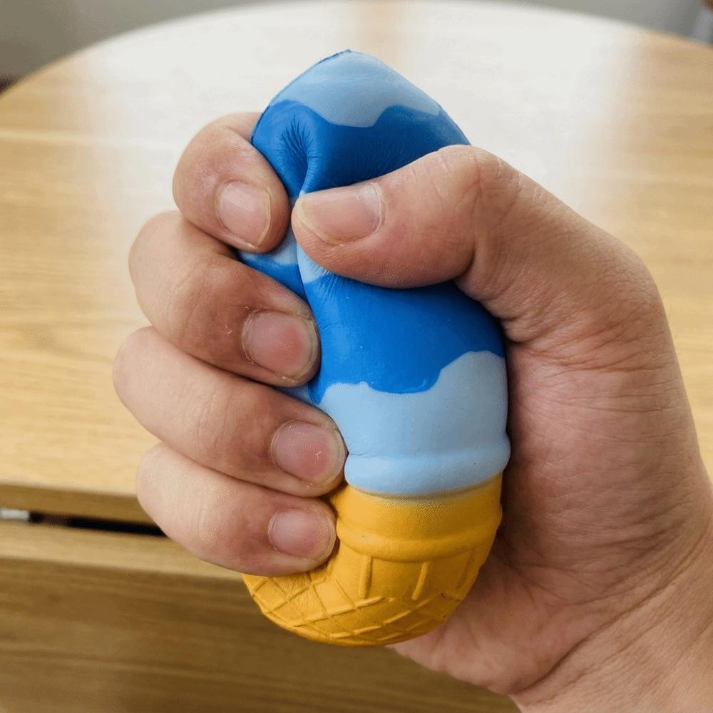 Simulation Sundae Ice Cream Squishy Toy Big Size Sensory Stress Toy Ice Cream Cone Pinch Le Gift