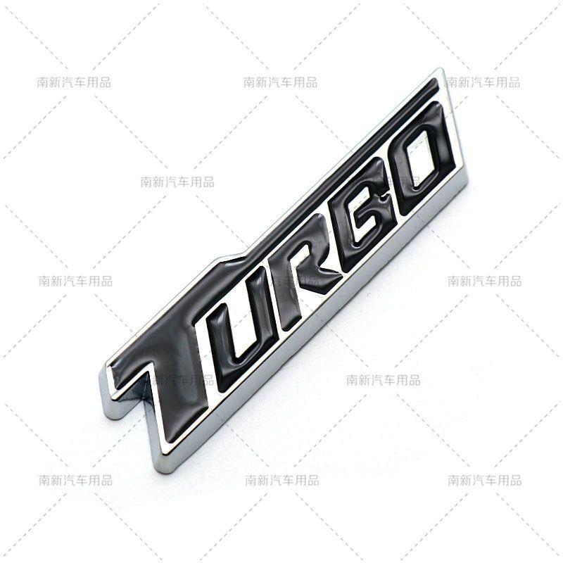 1Pc Applicable To Cruze Malibu Turbo Modified Metal Car Emblem Rear Decal Word Decal.