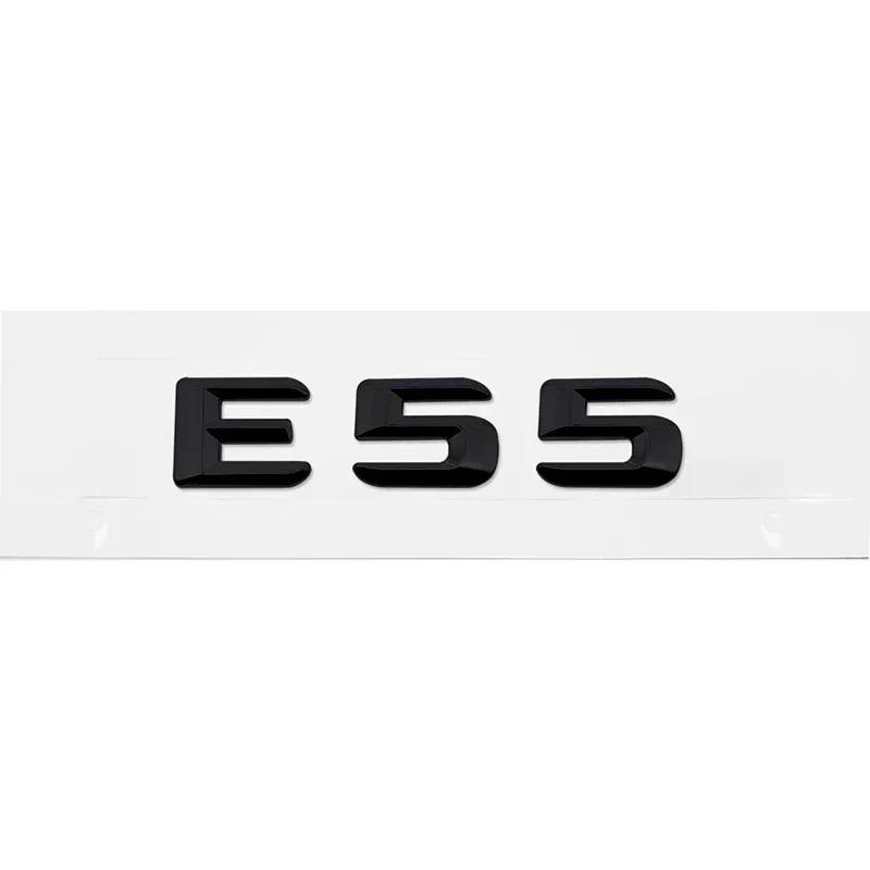 Car Tail Letter Number Emblem Sticker Rear Trunk Badge Decal for Mercedes Benz E Class E53 E55 E63 E200 E220 E230 E240 E250 E260