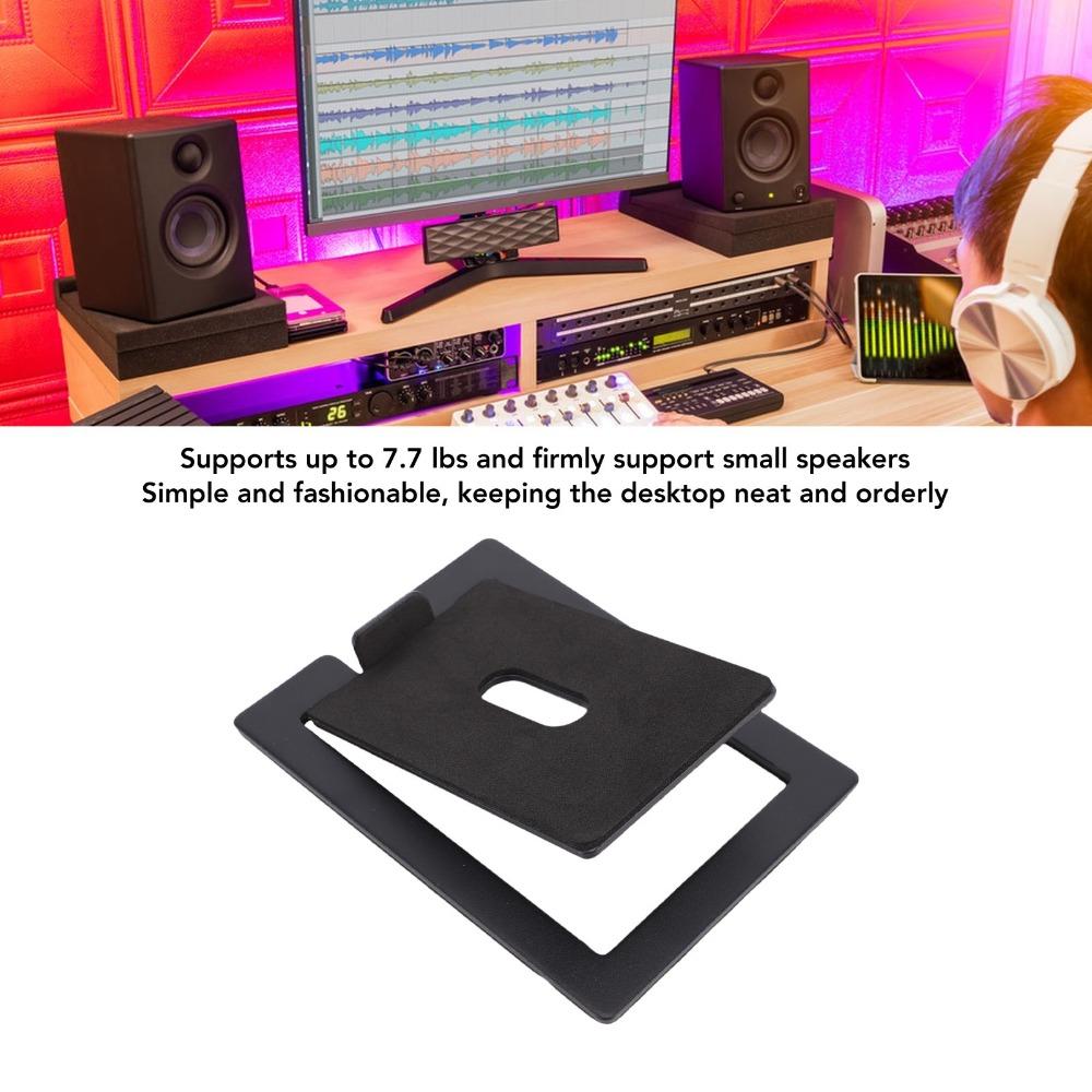 Anti Vibration Desktop Speaker Stand 7.7lbs Weight Capacity Studio Monitor Stand for PC