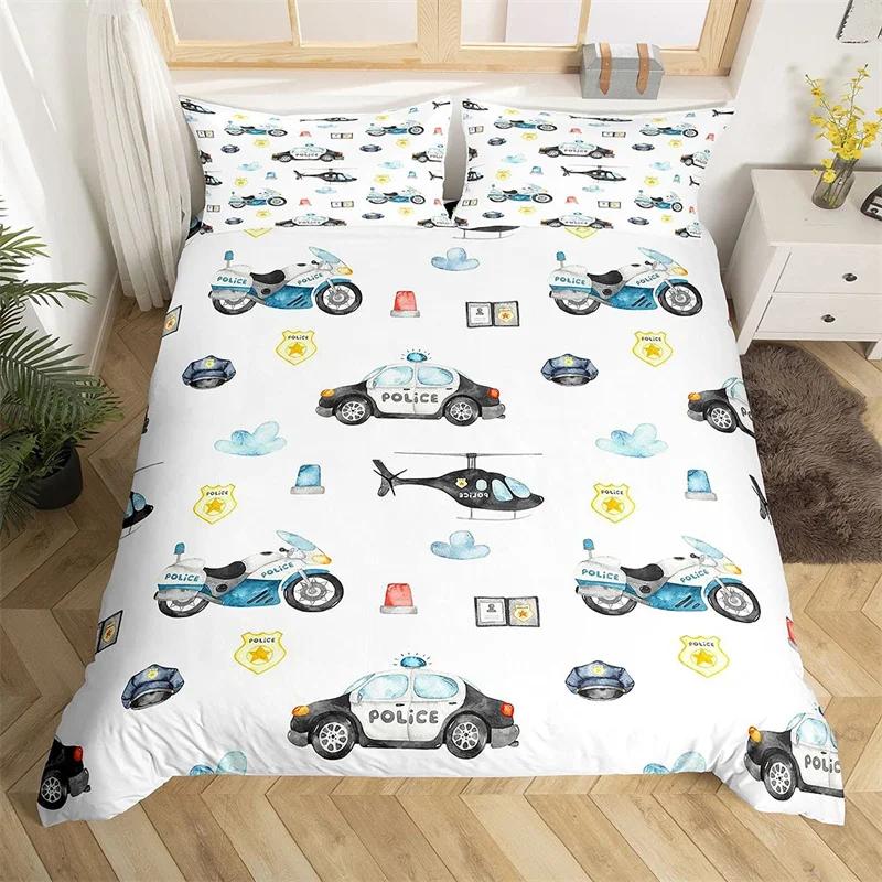 Aircraft Queen Duvet Cover Set Cartoon Airplane Bedding Set Polyester Clouds Stars Moon Print Comforter Cover For Kids Boys Room