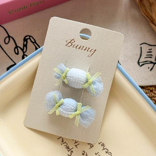 Children's New Cotton-filled Candy Duckbill Hairpin Hairpin Cute Baby Wild Double Ponytail Rubber Band Head Rope