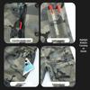 Men's Camouflage Workwear Set, Wear-Resistant Polyester-Cotton with Reflective Strips, Thickened for Spring & Autumn Outdoor Use