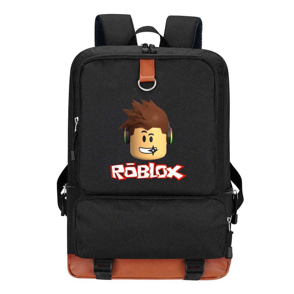 Virtual World Roblox Games Men'S And Women'S Backpacks Backpacks Student School Bags Travel Bags Computer Bags