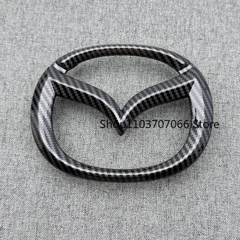 MAZDA CX-50 Logo ABS Black Carbon 2023 2024 2025 Car Hood Front Grill Rear Trunk Emblem Badge Sticker CX50 Accessory Refit