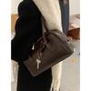Niche texture portable commuter bowling bag bag women's 2025 new fashion retro underarm bag versatile shoulder bag