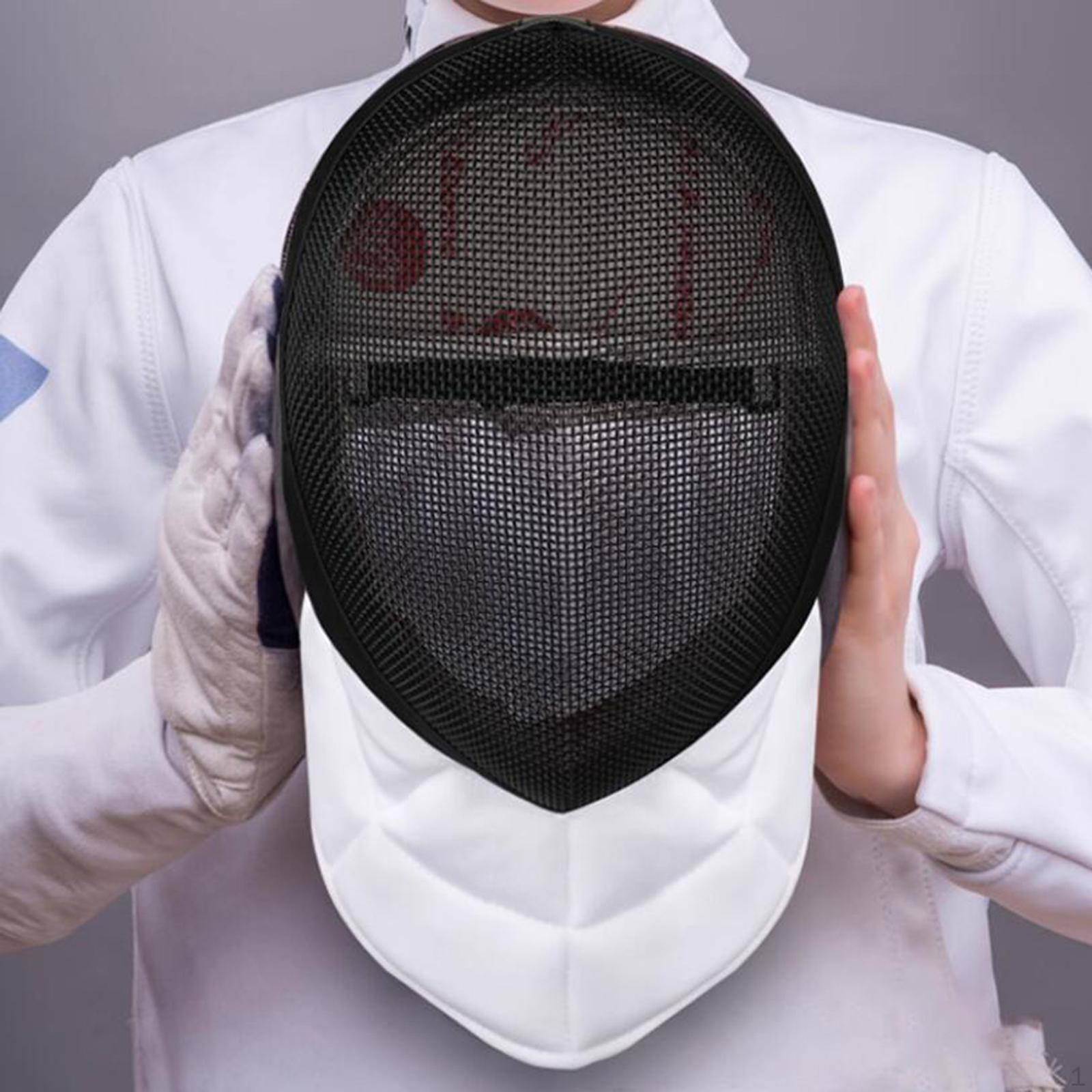 

Фехтовальный шлем Спортивные аксессуары для спарринга на мечах Удобное дышащее снаряжение Защита лица M