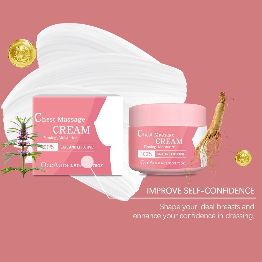Oceaura Chest Care Cream For Firming And Nourishing Delicate Skin With Gentle Moisture
