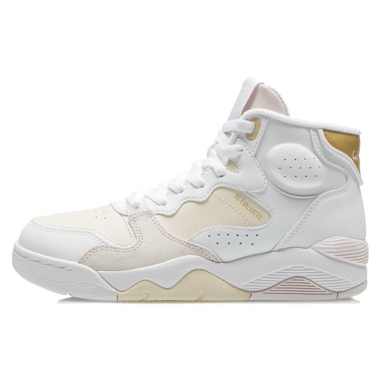 (WMNS) Li-Ning Classic Basketball Shoes White Yellow Women s AGBR082-2 EU 36⅓