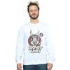 Looney Tunes Mens Bugs Bunny Circle Logo Sweatshirt
