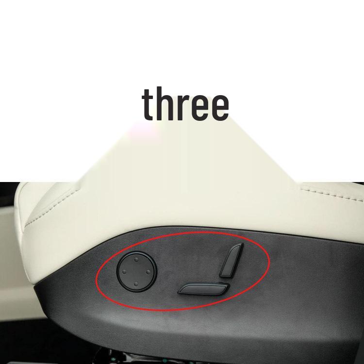 

МОДЕЛЬ X 2019 - ABS Черный Титан Декоративные Роскошные Элементы Регулировки Сиденья из Углеродного Волокна Others