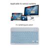 Ultra-Slim Bluetooth Keyboard Portable Mini Wireless Rechargeable for iPad Korean Japanese English Spanish Russian