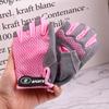 New Children's Cycling Half Finger Gloves Thin High Elastic Outdoor Sports Roller Skating Bicycle Children's Finger Exposed Gloves