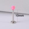 1PC 361L Surgical Steel Opal Ball Lip Stud Internally Threaded 3mm Opal Labret Ear Tragus Cartilage Helix Daith Earring Piercing 4