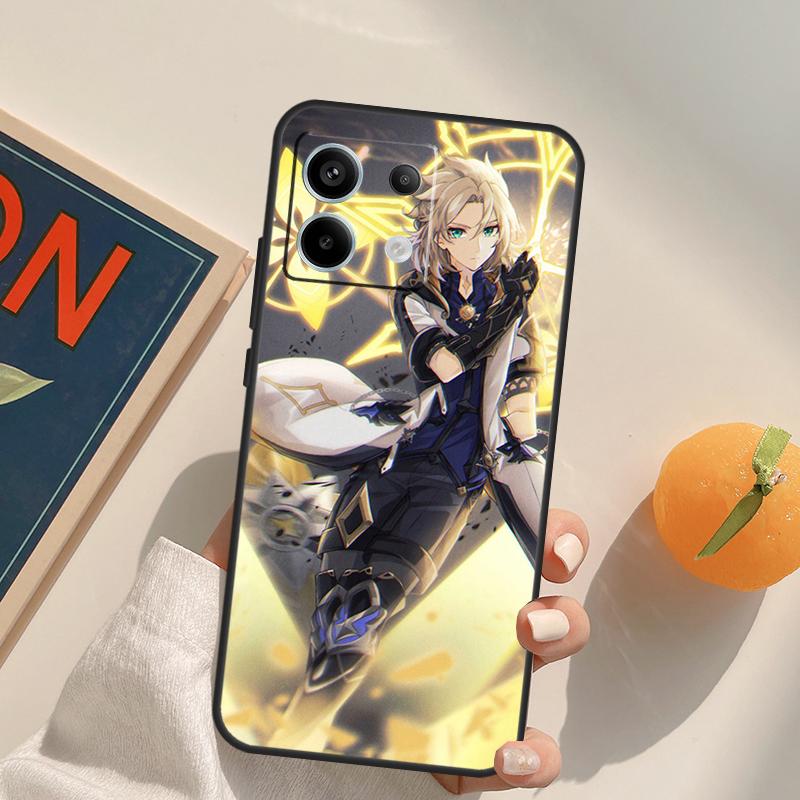 Albedo Genshin Impact Funda For Xiaomi Redmi Note 14 13 Pro 9 10 11 12 9S 10S 11S 12S Redmi 13C 10C 12C 14C Case