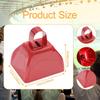 Loud Metal Cowbell with Handle for Sports Events, School, Year