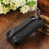 Genuine Leather Key Holder Wallet Men Keys Organizer Women Zipper Key Chain Case