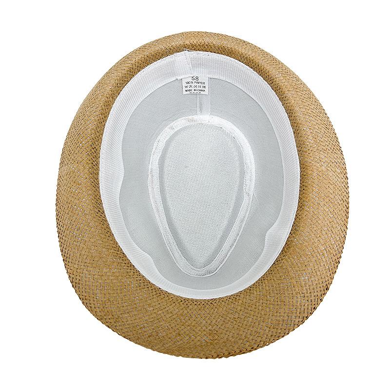 Britischer Jazzhut, Sonnenschutzhut, Herrenzylinder, Sommer-Sonnenschutz, Papyrusstrohhut, Direktverkauf, ausreichender Lagerbestand.