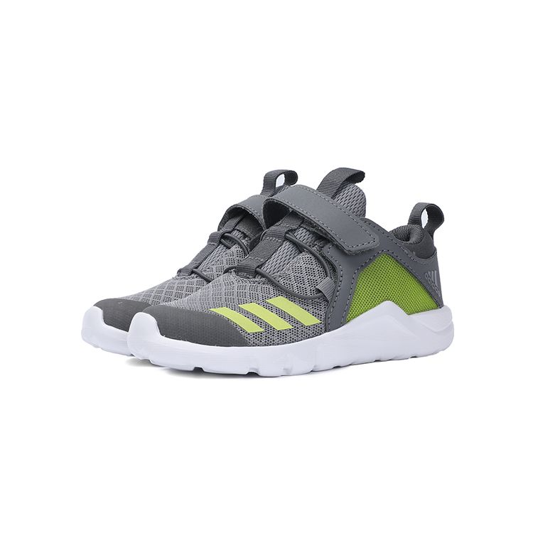Adidas Rapidaflex El I Durable Low-Top Walking Shoes Baby Shoes Gray Green AH2572