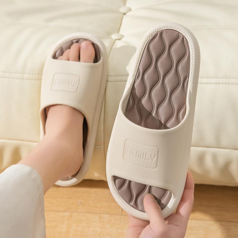 Slippers women's summer home non-slip indoor home couple home bathroom bath cool slippers men