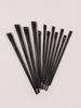 12PCS Scythe eyeliner brush Eyeshadow blade brush Detail brush bevel eyebrow brush eyelid down to lying silkworm brush
