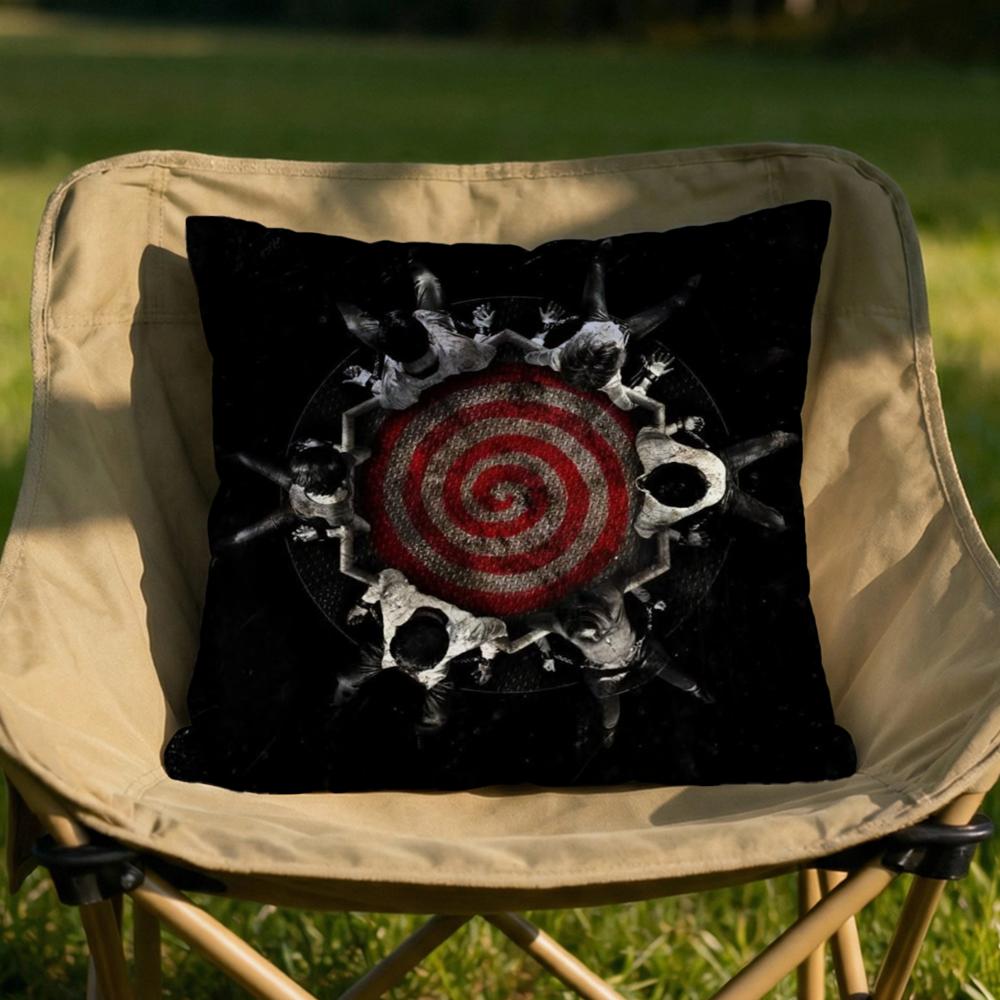 Horror Movie SSaw X Cushion Cover Soft Reversible Durable Pillow Cover MultiScene Use for Home Car Daily Comfort