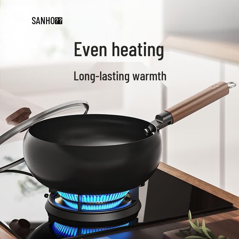 Sanhe 24cm Fine Iron Wok