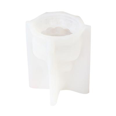 Yeniden kullanılabilir Silikon Mum Kalıp Avalokitesvara Heykelleri Epoksi Reçine Kalıp Döküm Aracı DIY Alçı Masa Süsleri