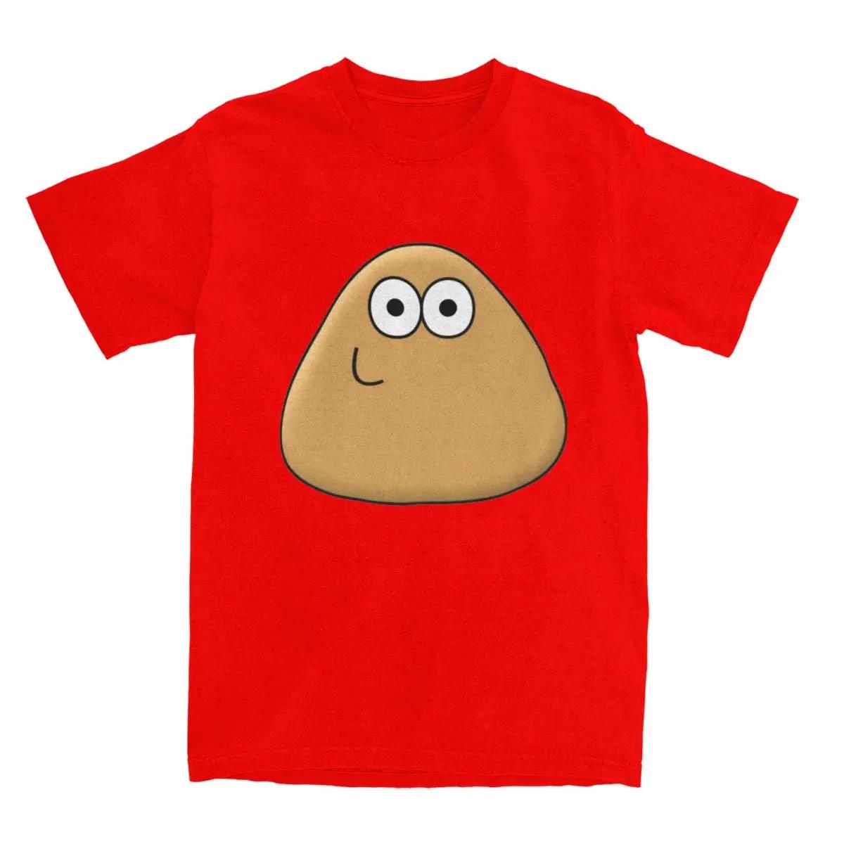 

Футболка My Pet Alien Pou, товары для мужчин и женщин, чистый хлопок, новинка, футболки с коротким рукавом, одежда с принтом XXXL красный