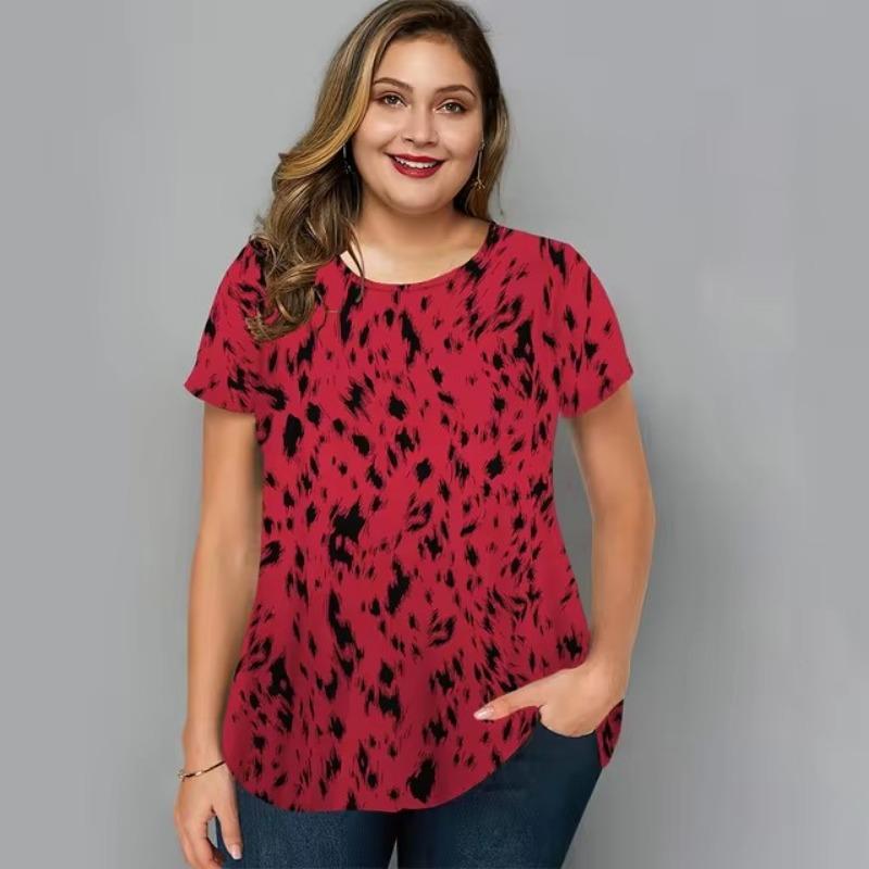 Женская футболка с леопардовым принтом — фото 8