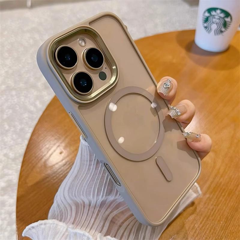 Kompatibles Apple 16 Magnetgehäuse: Stoßfestes iPhone 15 Pro Max mit Metalllinse und Schutzhülle.