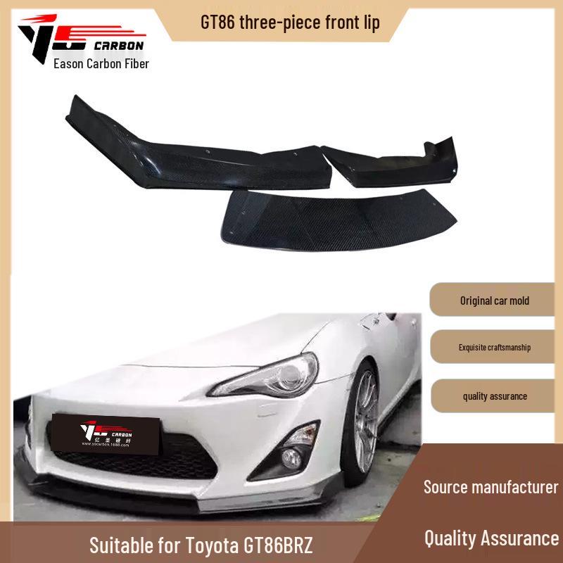 2013-2019 Toyota GT86 BRZ Three-Piece Front Lip Spoiler