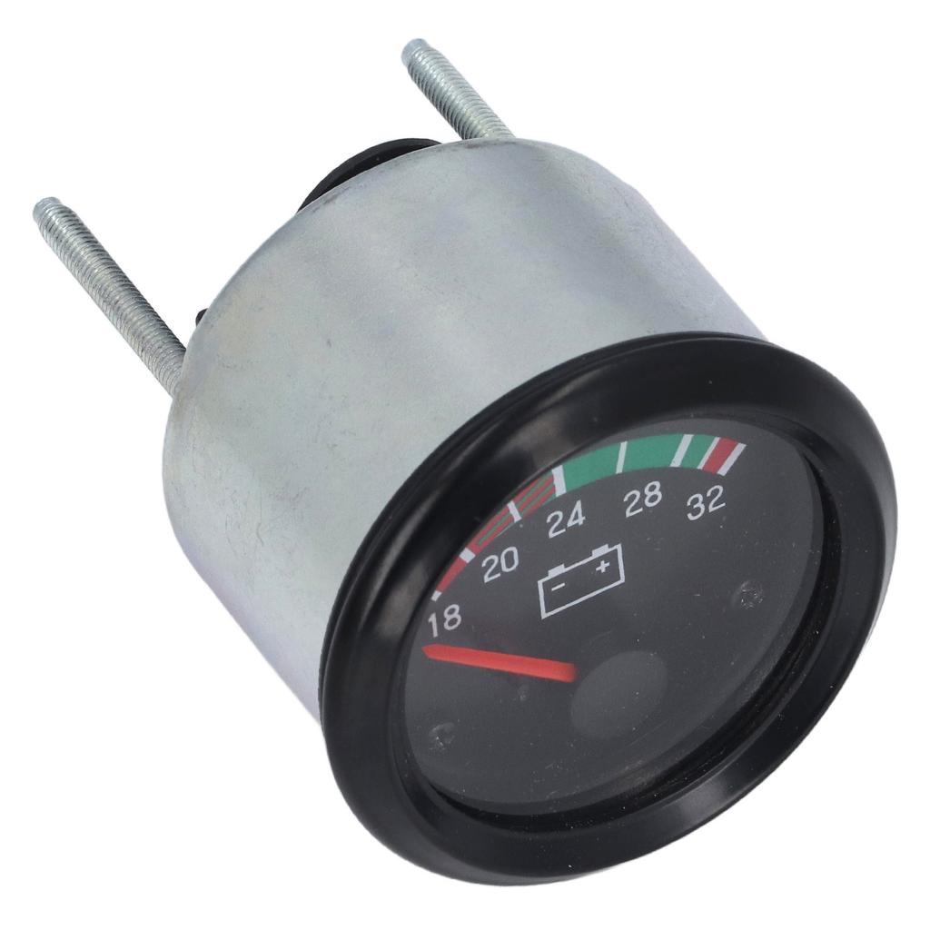 Voltage Gauge 52mm Aluminum Alloy LED Voltmeter Gauge for Diesel Engine 24V 18?32V