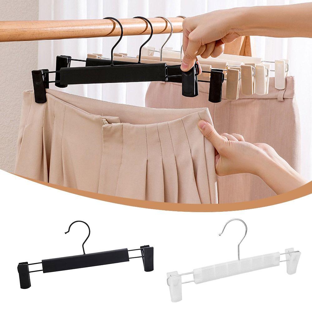 

Adjustable Hanger Traceless Clothespins New Pants Hanger білий