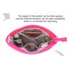 Cosmetic Organizer Multi-Pocket Handbag with Zipper Inner Bag Insert Bag  Travel Accessory