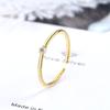3pcs /Set Adjustable Romantic Rings 925 Silver Rings For Couples Wedding Lover 'S Gift Women Men Crystal Ring