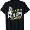 Nur ein Mädchen, das Hühner und Pferde liebt, Florales Bauern-T-Shirt