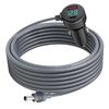 Ethernet Mini 3-in-1 Digital Display Car Cigarette Lighter DC Power Cord (3M)