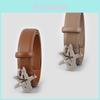 Punk Fashion Leather Belt For Men And Women With Zinc Alloy Buckle For Casual And Office Wear